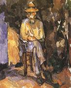 Paul Cezanne tuinman oil on canvas